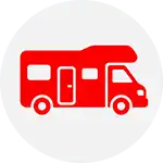 Camping und Caravaning Icon